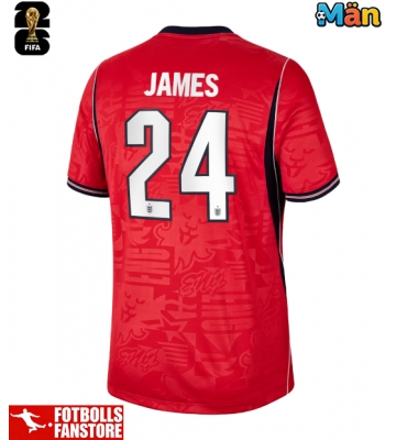 England Reece James #24 Bortatröja VM 2026 Kortärmad